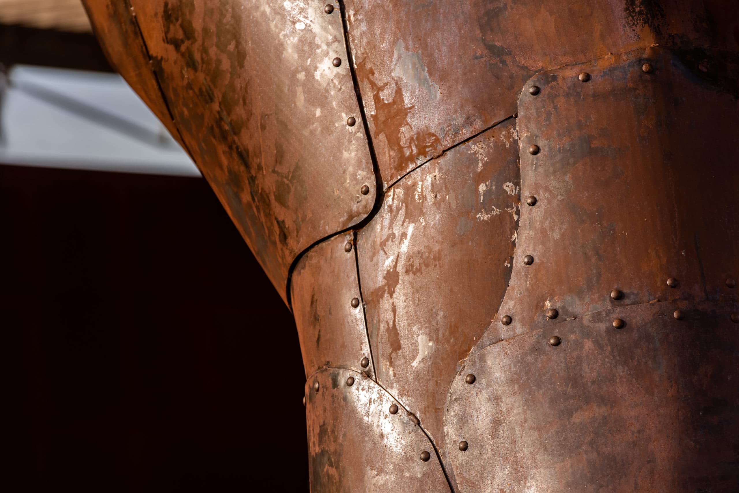 painting rusted metal