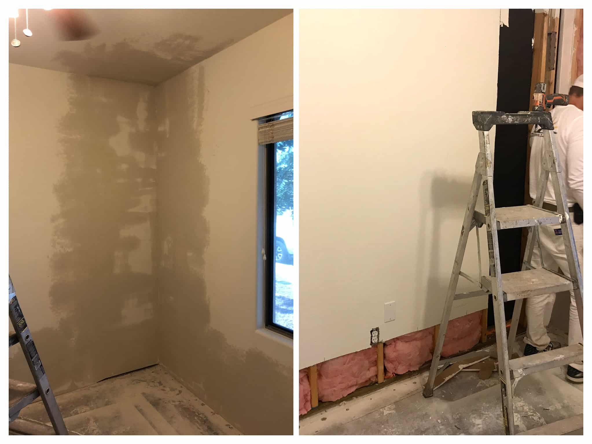 painting drywall