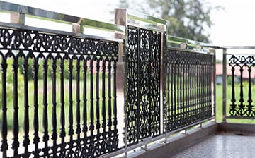 Metal railing and handrail painting in Tempe, AZ