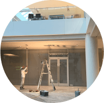 Electrostatic Painting for Hospitals, Clinics, School Buildings, Gyms & More