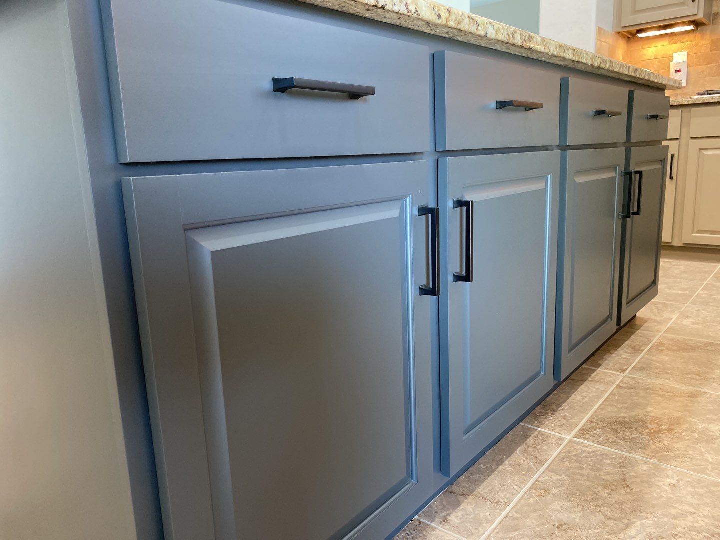 close up kitchen cabinets