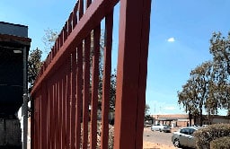 Painting services on a public metal structure