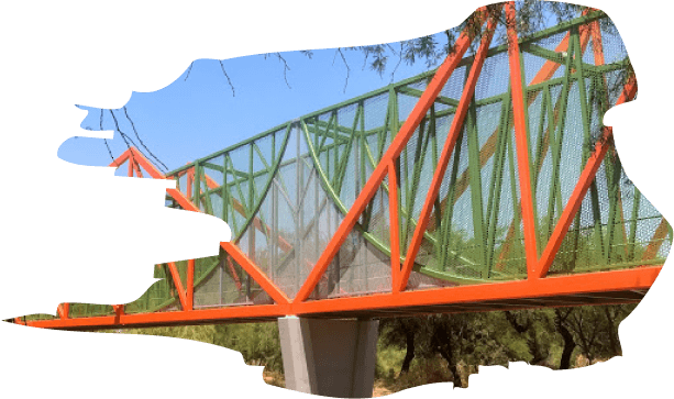 Experienced metal painting contractor at work